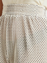 Ditsy Polka Dot Printed Wide Leg Trouser with Elastic Waist